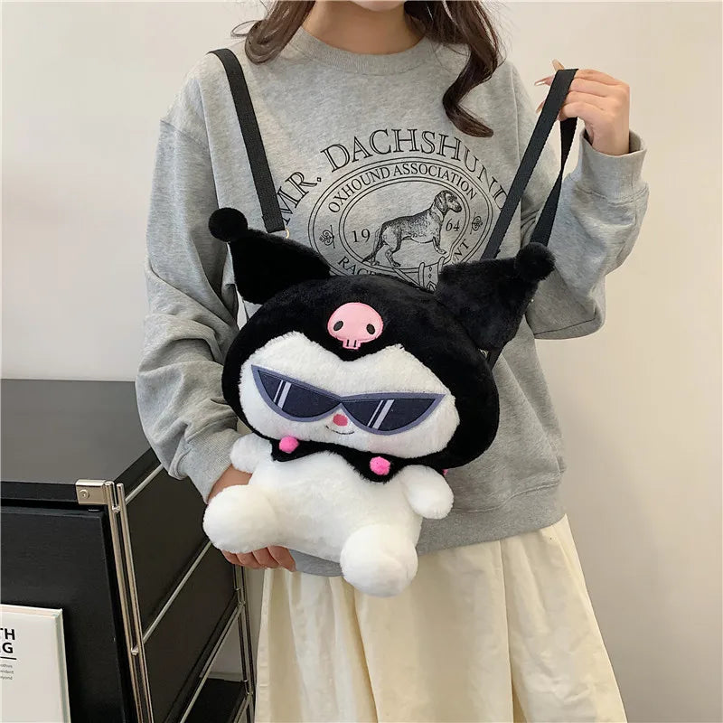 Sanrio Hello Kitty, Kuromi, Cinnamoroll, My Melody Plush Backpack