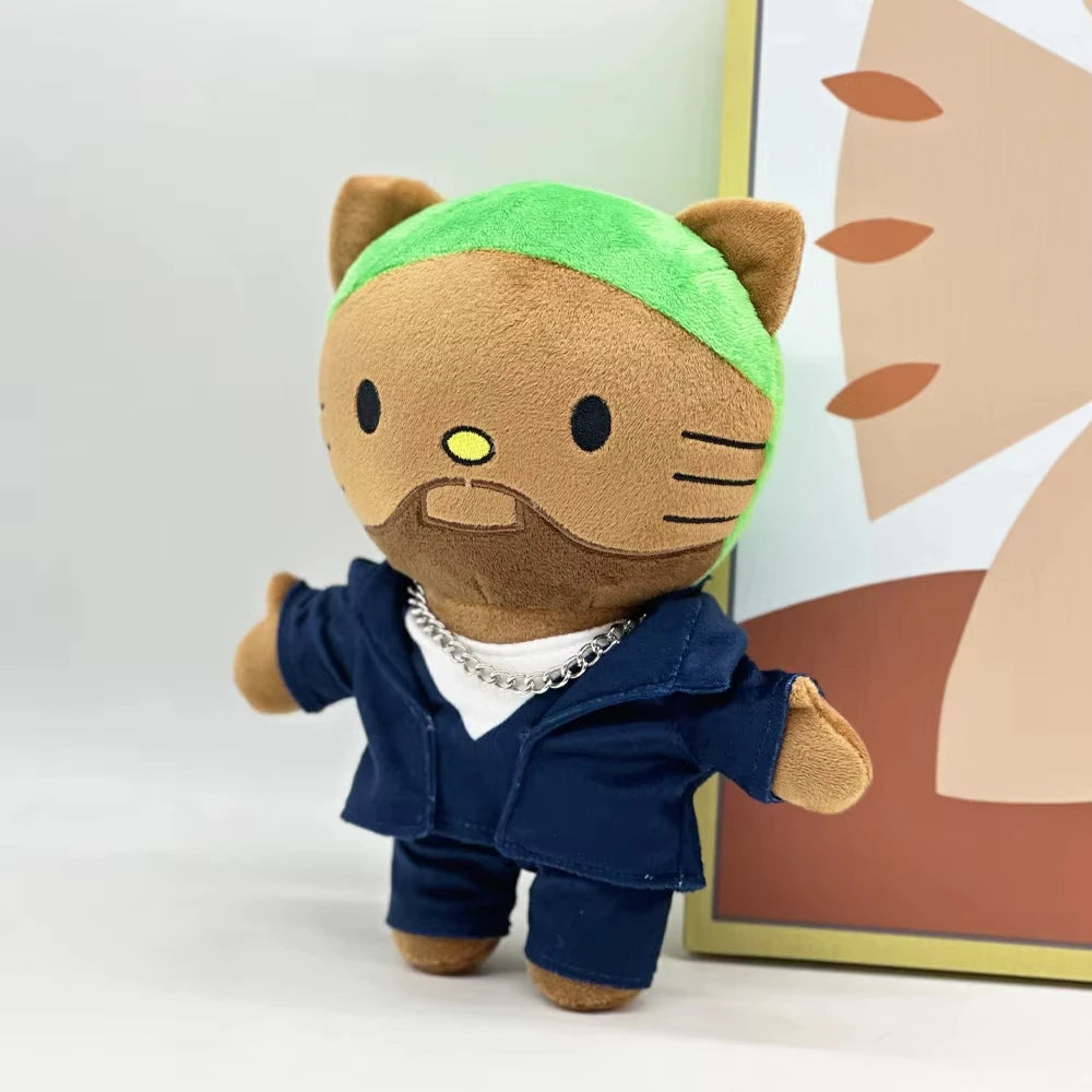 Hello Kitty Frank Ocean Green Hair Plushie