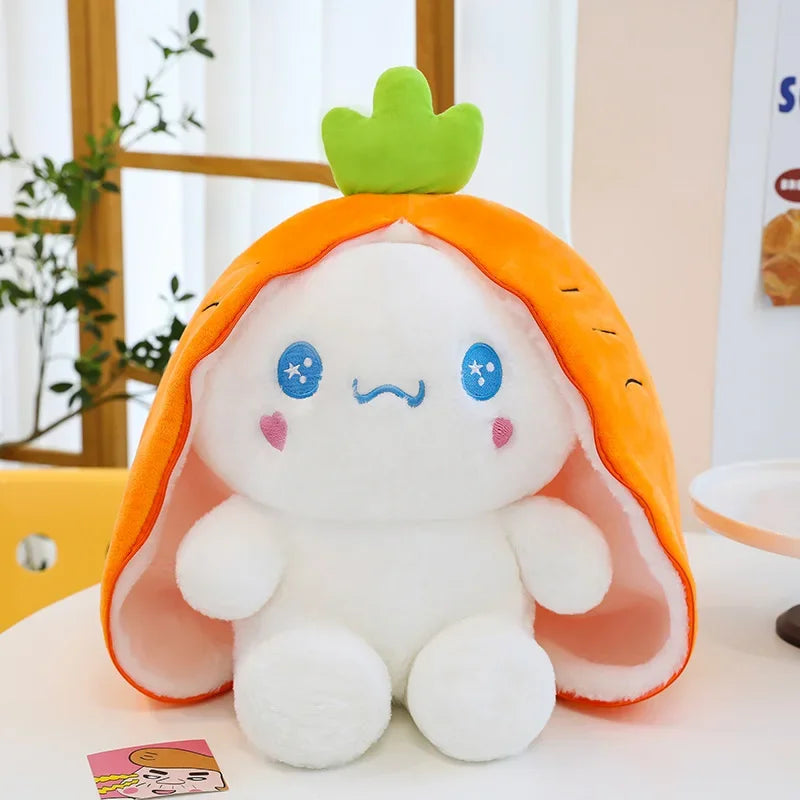 Cinnamoroll Strawberry Head Kawaii Fruit Plushie