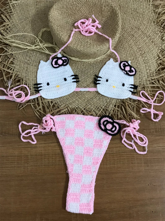 Hello Kitty Crochet Bikini