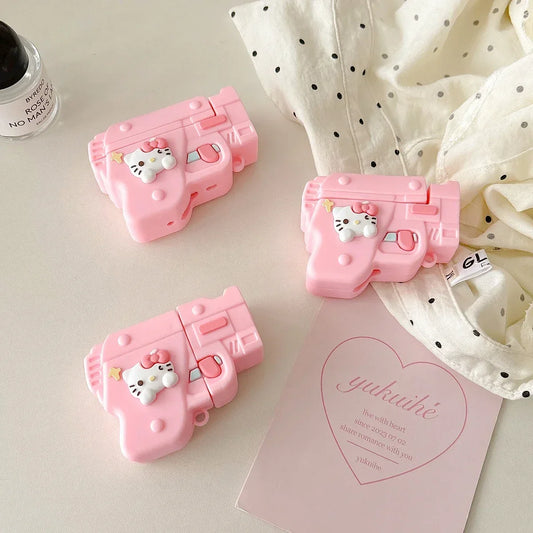 Hello Kitty Gun Airpods Case