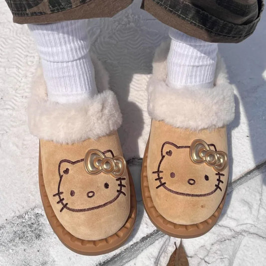 Hello Kitty Plush Slipper Shoes