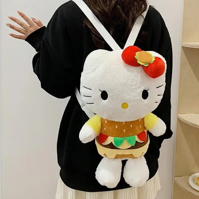 Sanrio Hello Kitty, Kuromi, Cinnamoroll, My Melody Plush Backpack