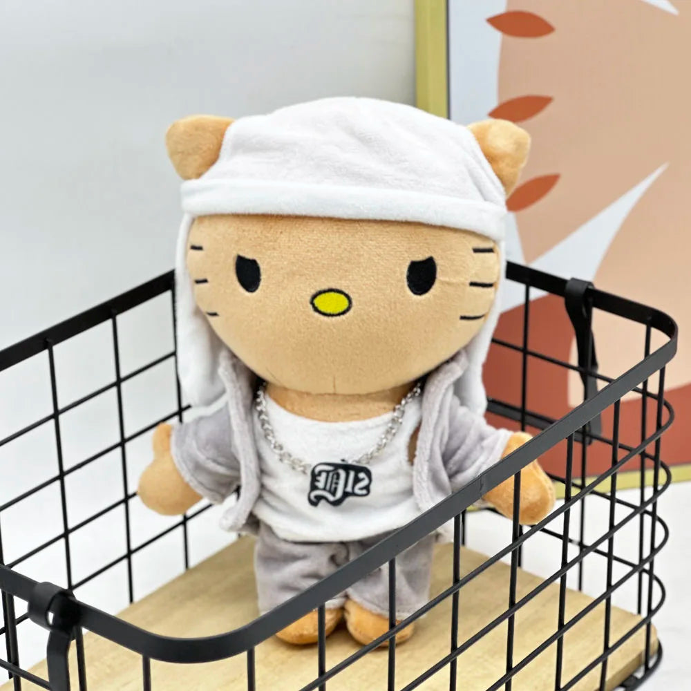 Hello Kitty Eminem Plushie Doll White Hat Boy Playboi Carti