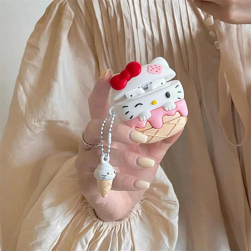 Hello Kitty Ice Cream Airpods Case