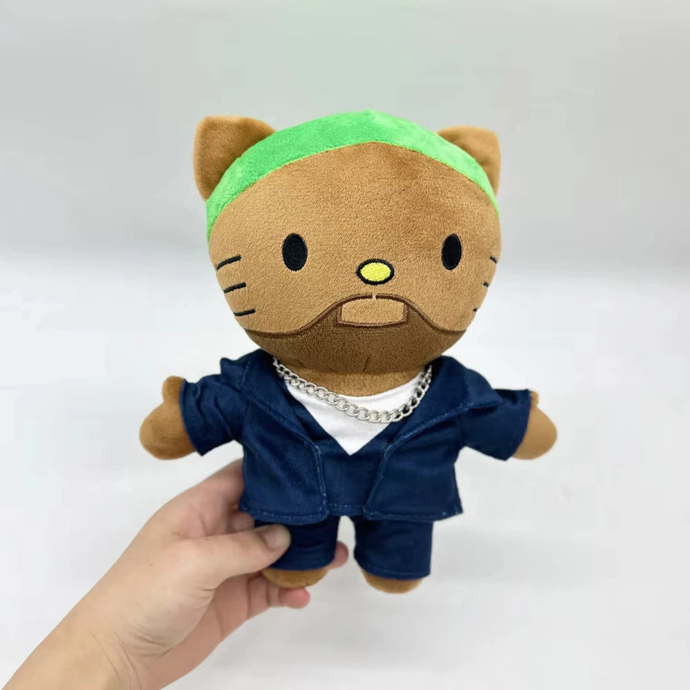 Hello Kitty Frank Ocean Green Hair Plushie