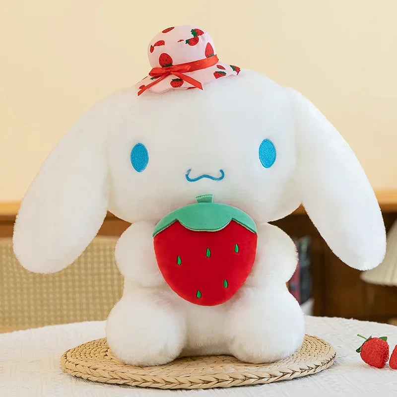 Cinnamoroll x Pochacco Strawberry Fruit Kawaii Plushie