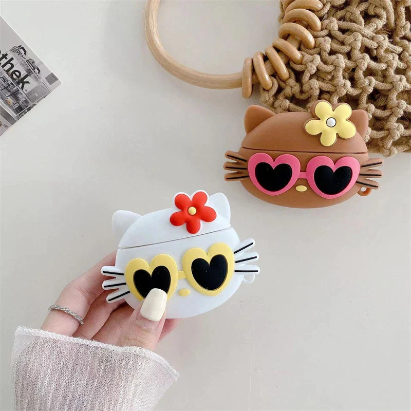 Sunglasses Kitty Airpods Case