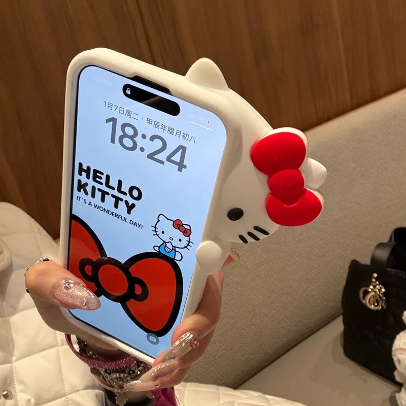 Hello Kitty 3D Side Peek Phone Case