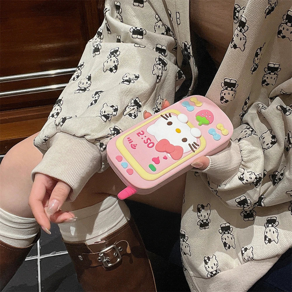 Hello Kitty Phone Style Silicone Phone Case