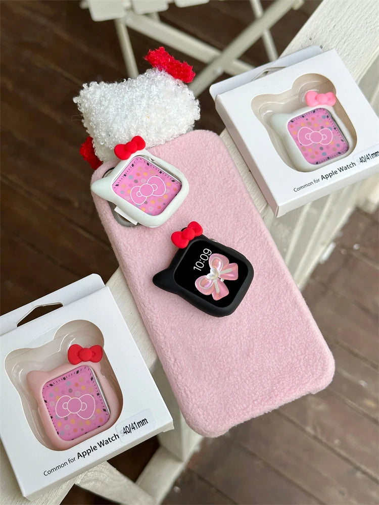 Hello Kitty Y2K Cute Bow iWatch Case