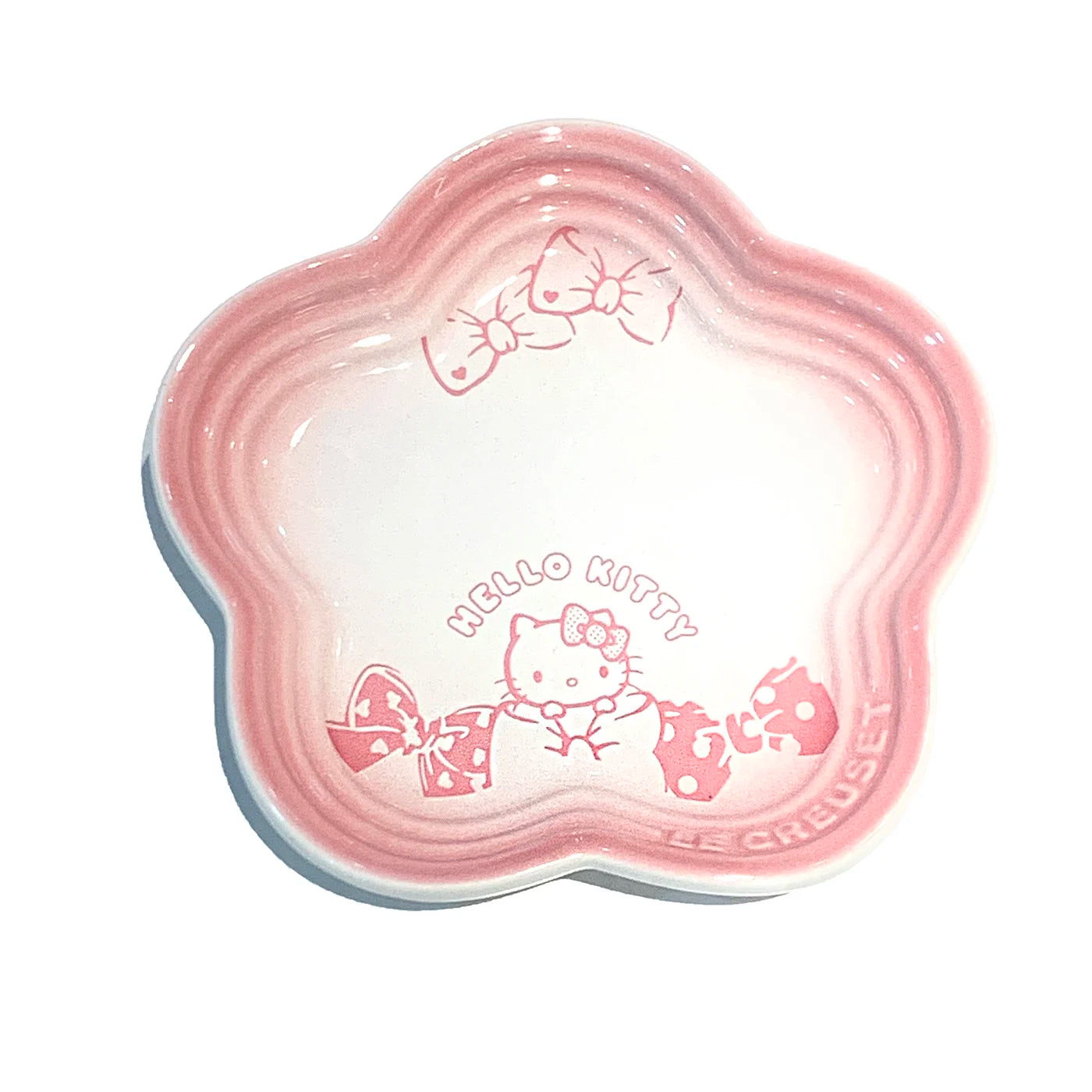 Hello Kitty Kawaii Ceramic Pink Plates