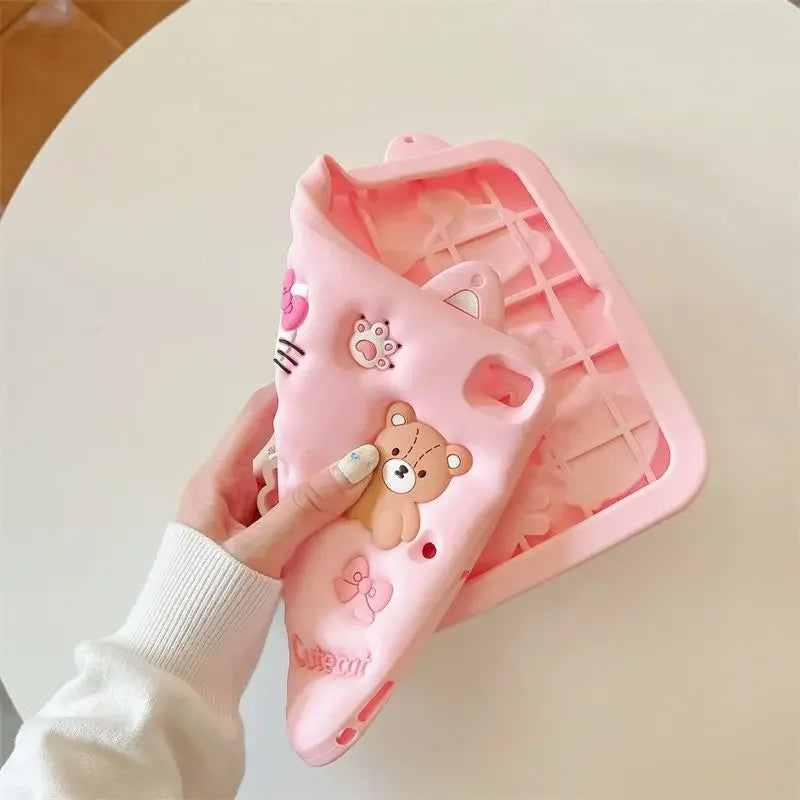 Hello Kitty Pink Silicone iPad Case