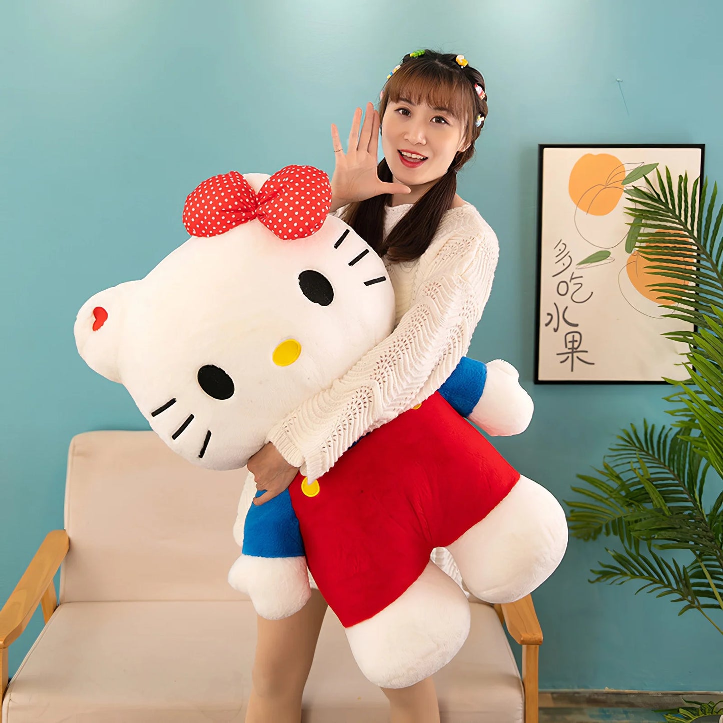 Hello Kitty Large Kawaii 40cm, 60cm 80cm Plushie