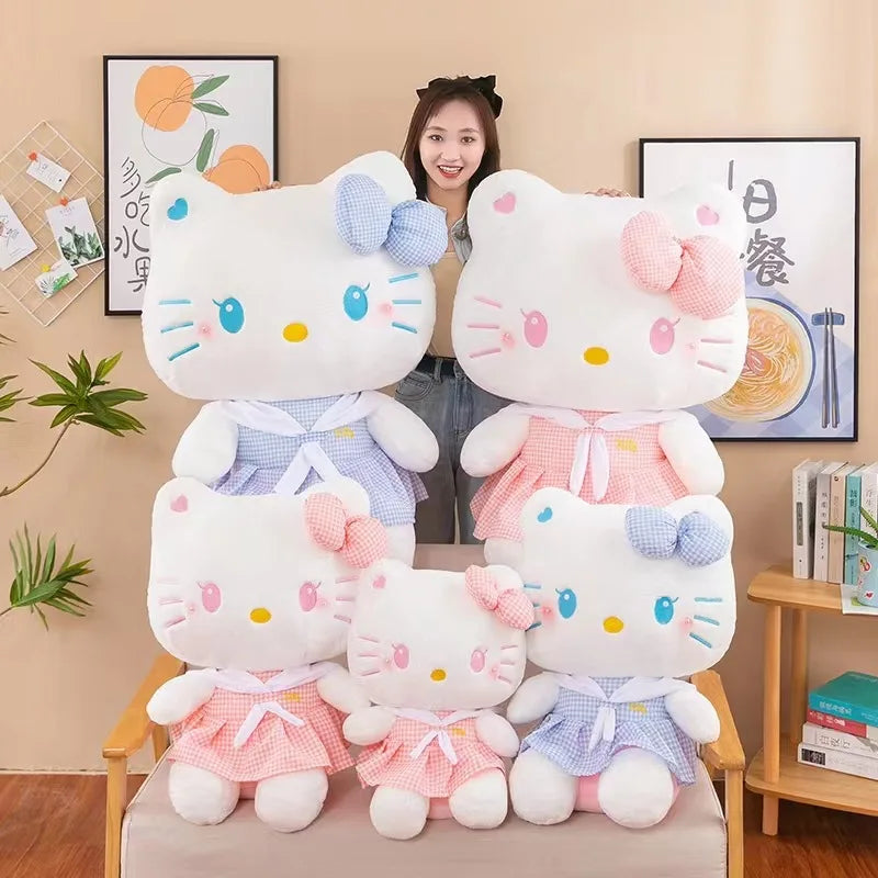 Hello Kitty Gingham Pastel Plushies