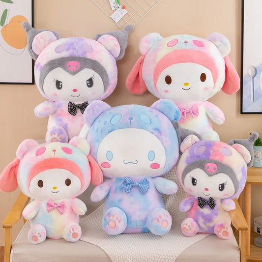 Sanrio Kuromi x My Melody x Cinnamoroll Big Large Tie Dye Plushie 40/60/80cm