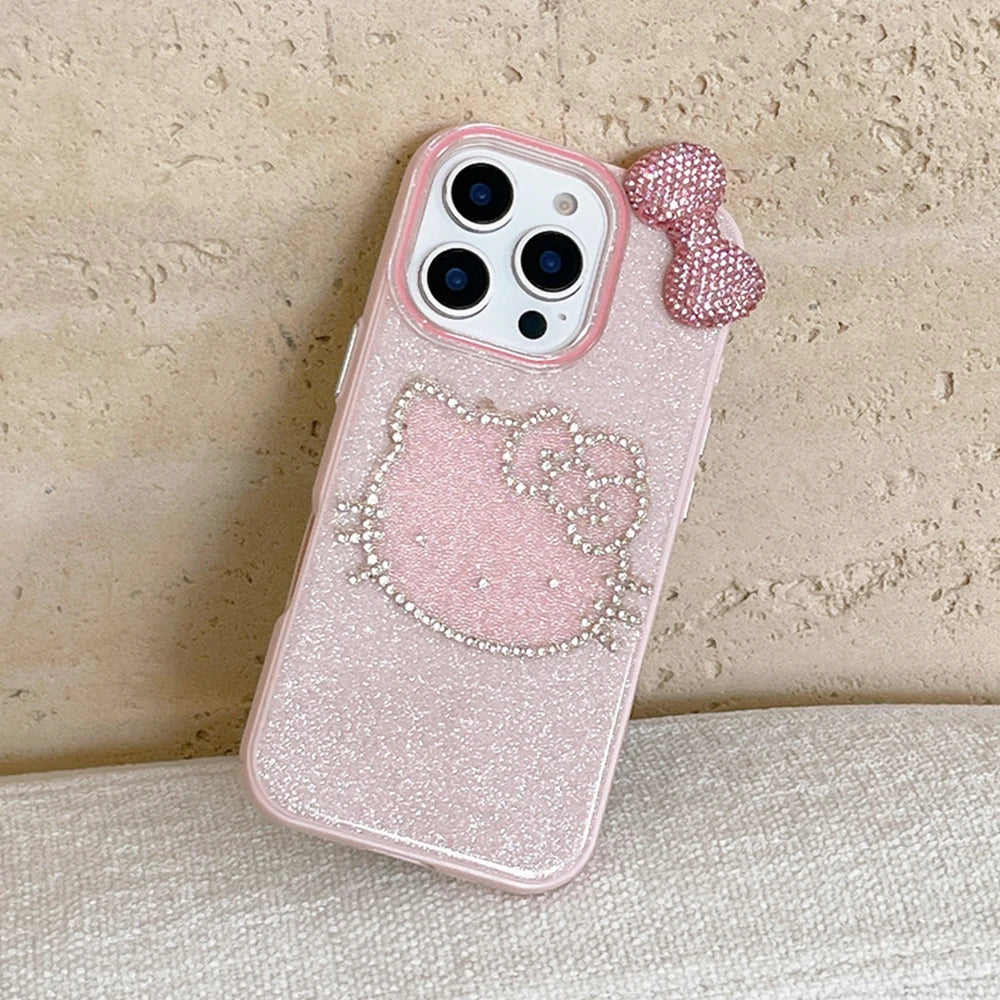 Hello Kitty Luxury Glitter Rhinestone Phone Case