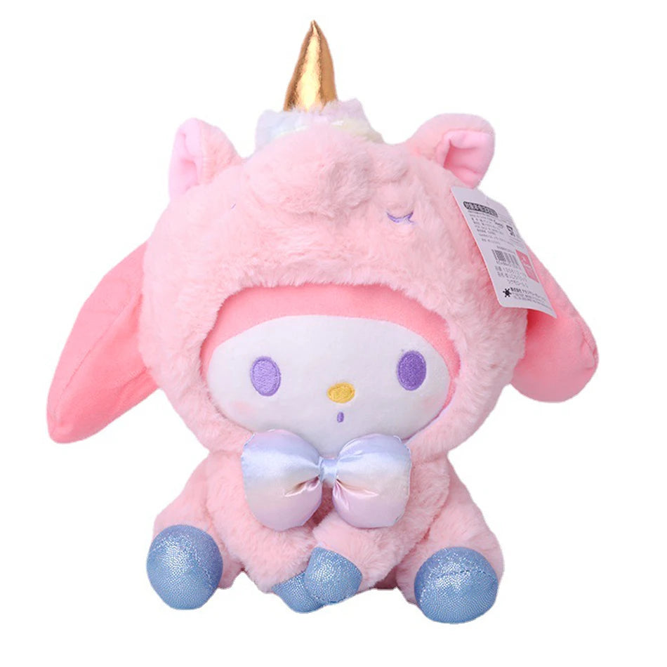 Sanrio Unicorn Plushies Hello Kitty x Kuromi x My Melody x Cinnamoroll