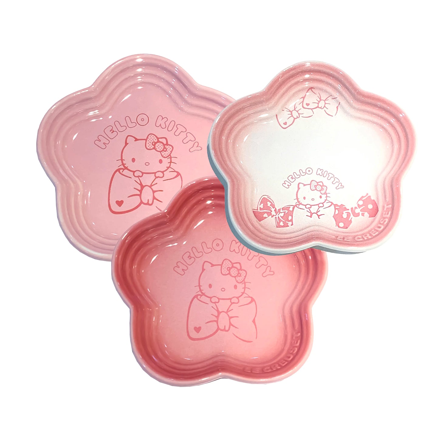 Hello Kitty Kawaii Ceramic Pink Plates