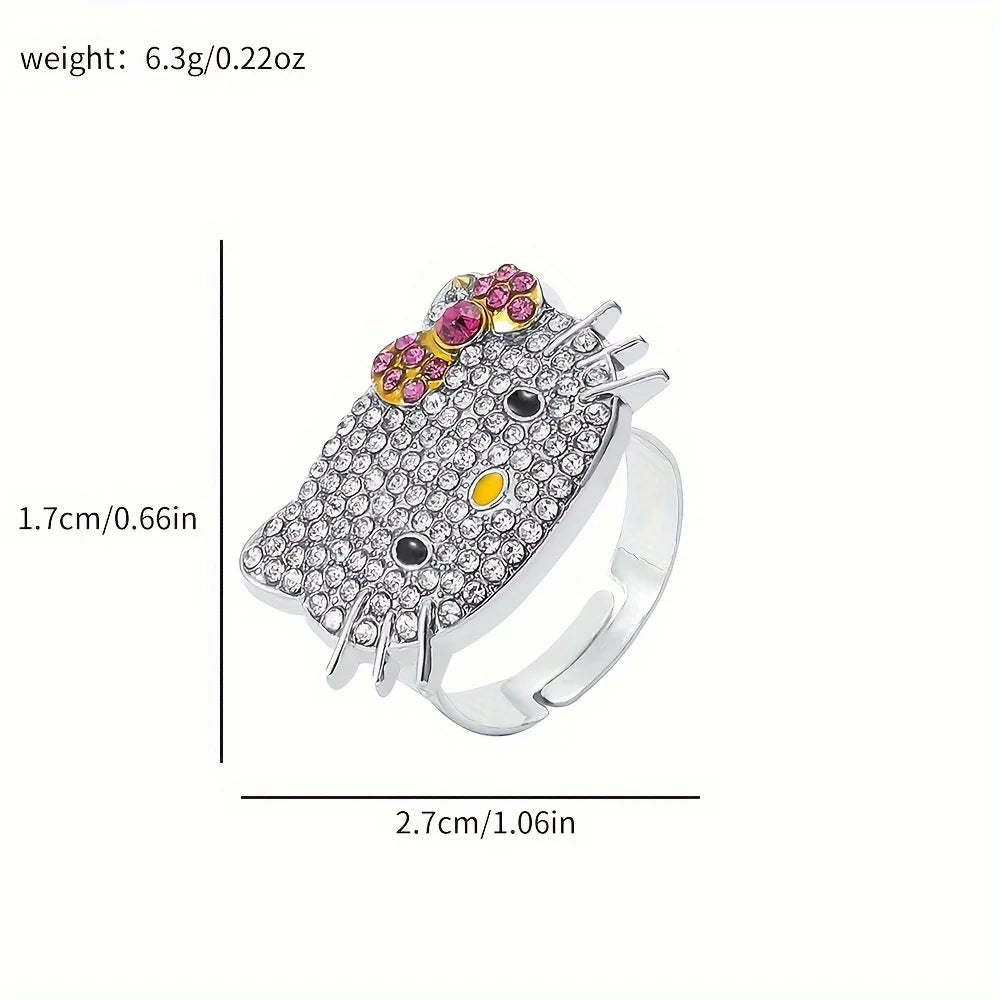 Hello Kitty Sparkling Rhinestone Ring