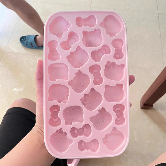 Hello Kitty Ice Tray Cube Mold