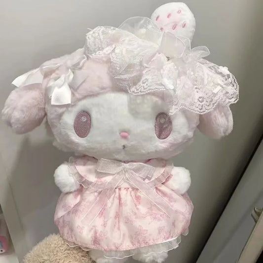 My Melody White Strawberry Plushie