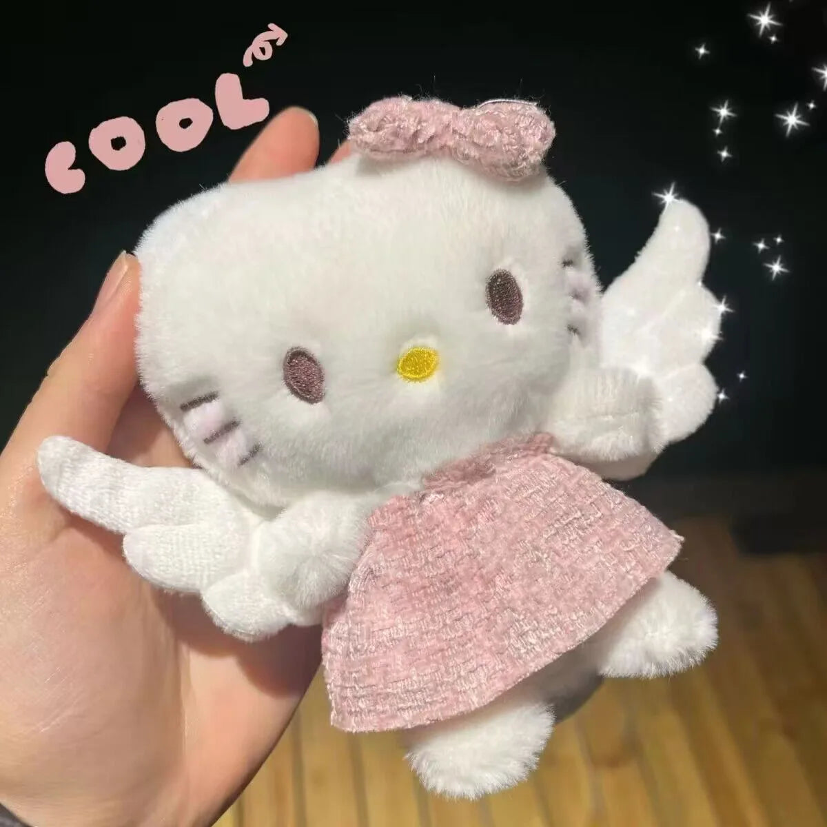 Hello Kitty Plush Angel Keychain