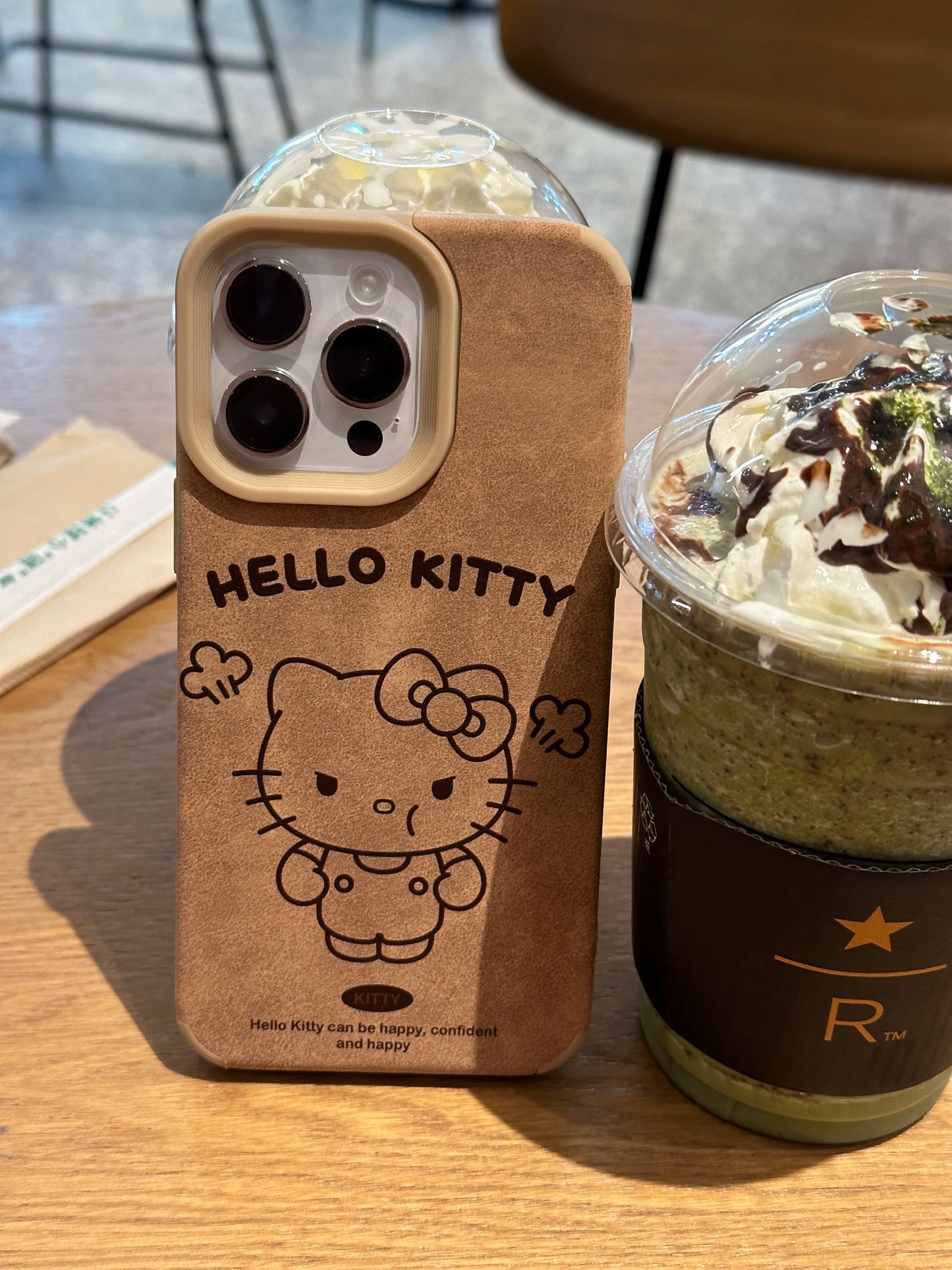 Hello Kitty Tan Brown Phone Case