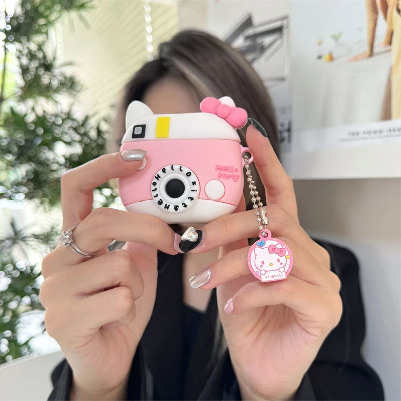 Hello Kitty Camera Airpods Case