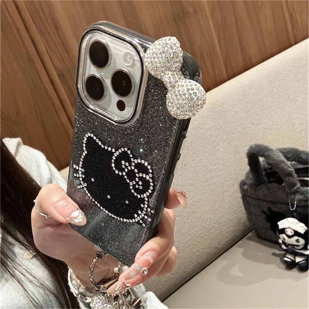 Hello Kitty Luxury Glitter Rhinestone Phone Case