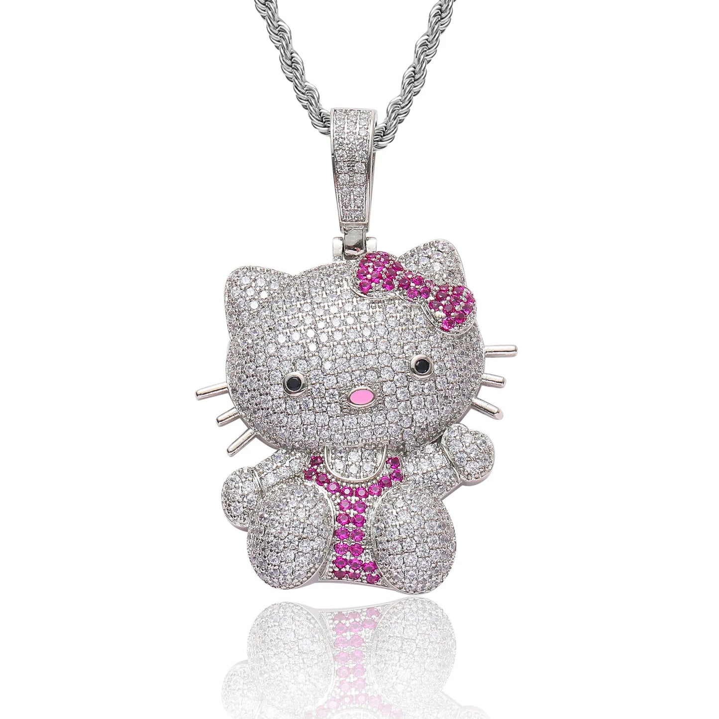 Hello Kitty Rhinestone Necklace