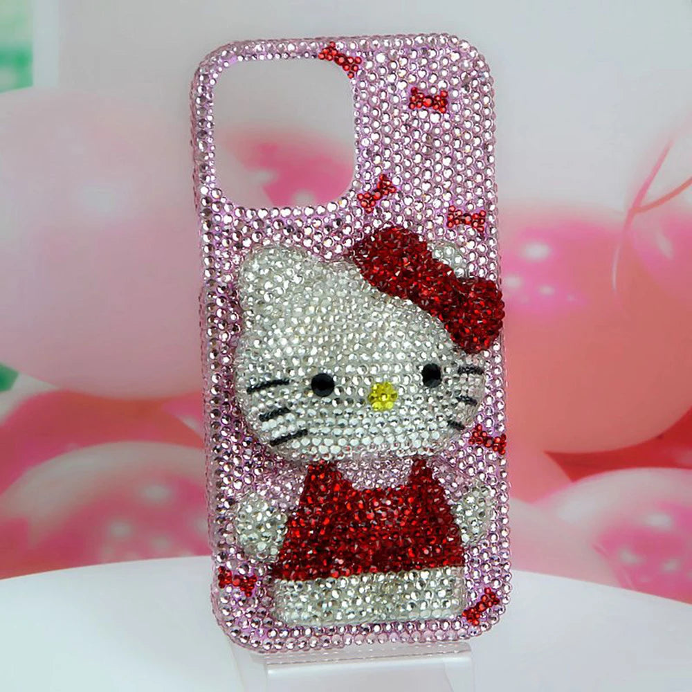 Hello Kitty Bling Bow Rhinestone Phone Case