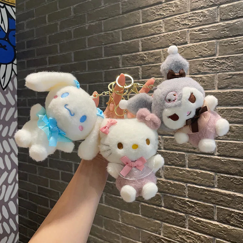 Sanrio Kawaii Plush Keychain Pendant