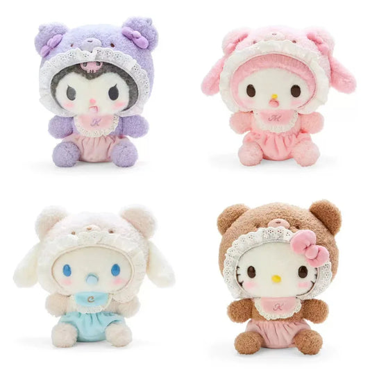 Sanrio Pacifier Baby Kawaii Hello Kitty x Kuromi x Cinnamoroll x My Melody Plushie Pendant Keychain