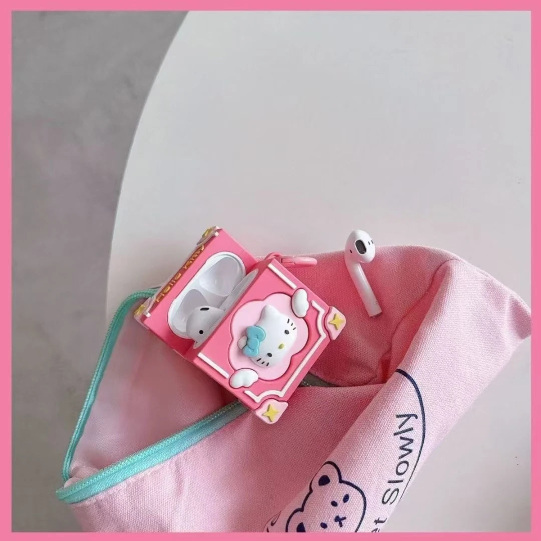 Hello Kitty Box Star Kawaii Airpods Case