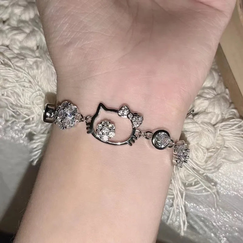 Hello Kitty Diamond Rhinestone Luxury Bracelet