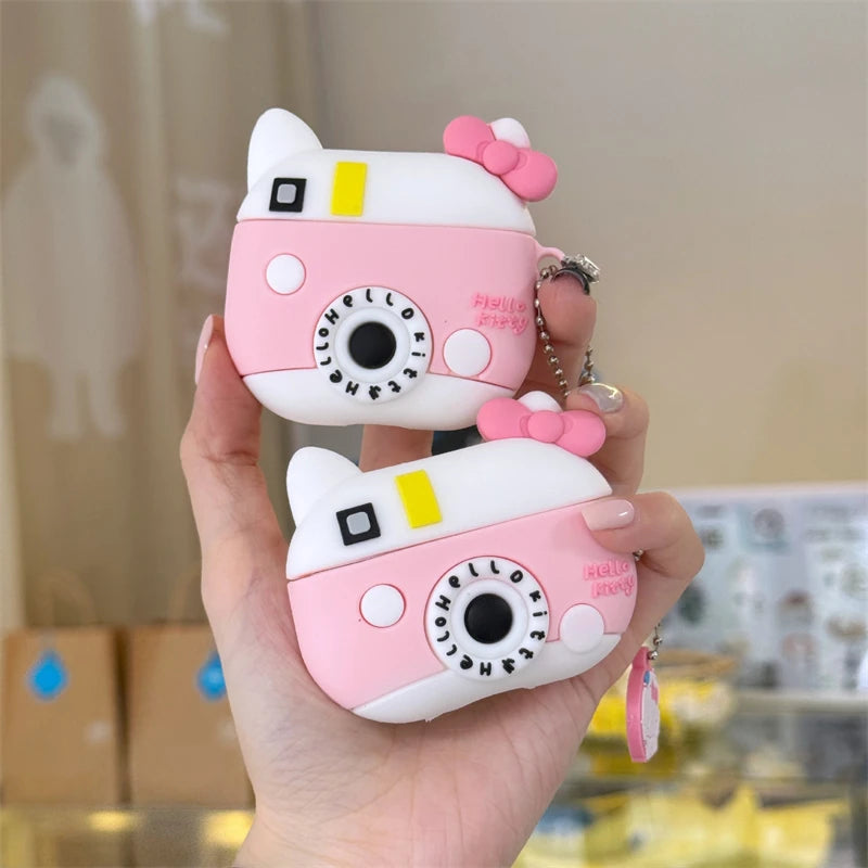 Hello Kitty Camera Airpods Case