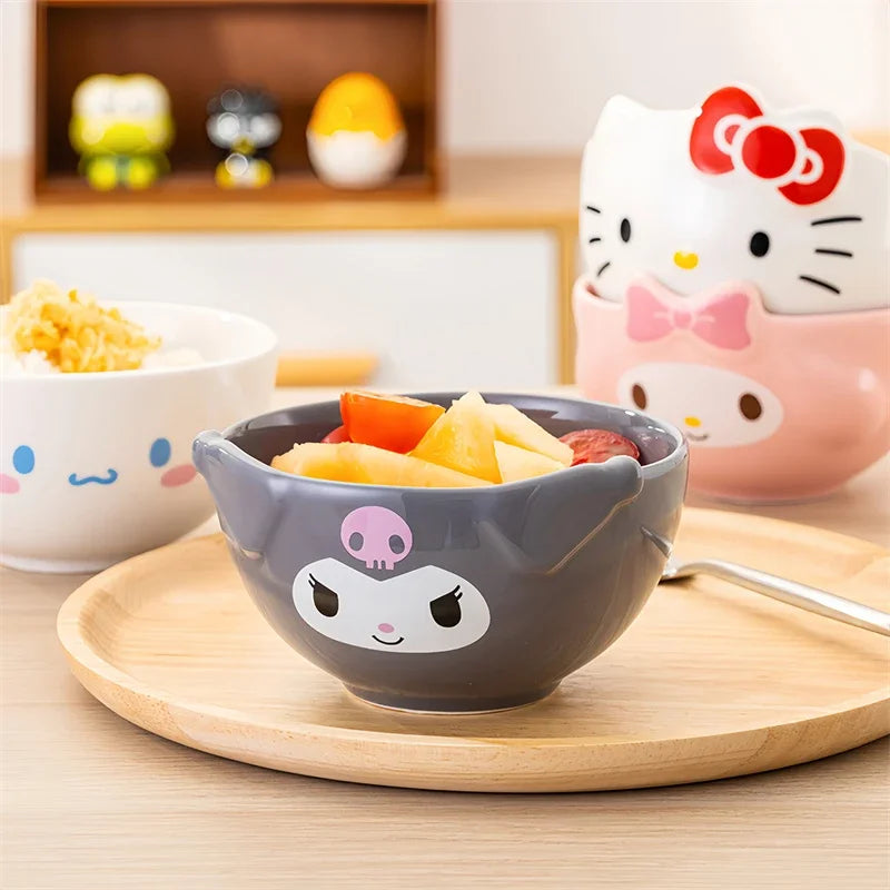 Sanrio Kawaii Ceramic Bowls Tableware