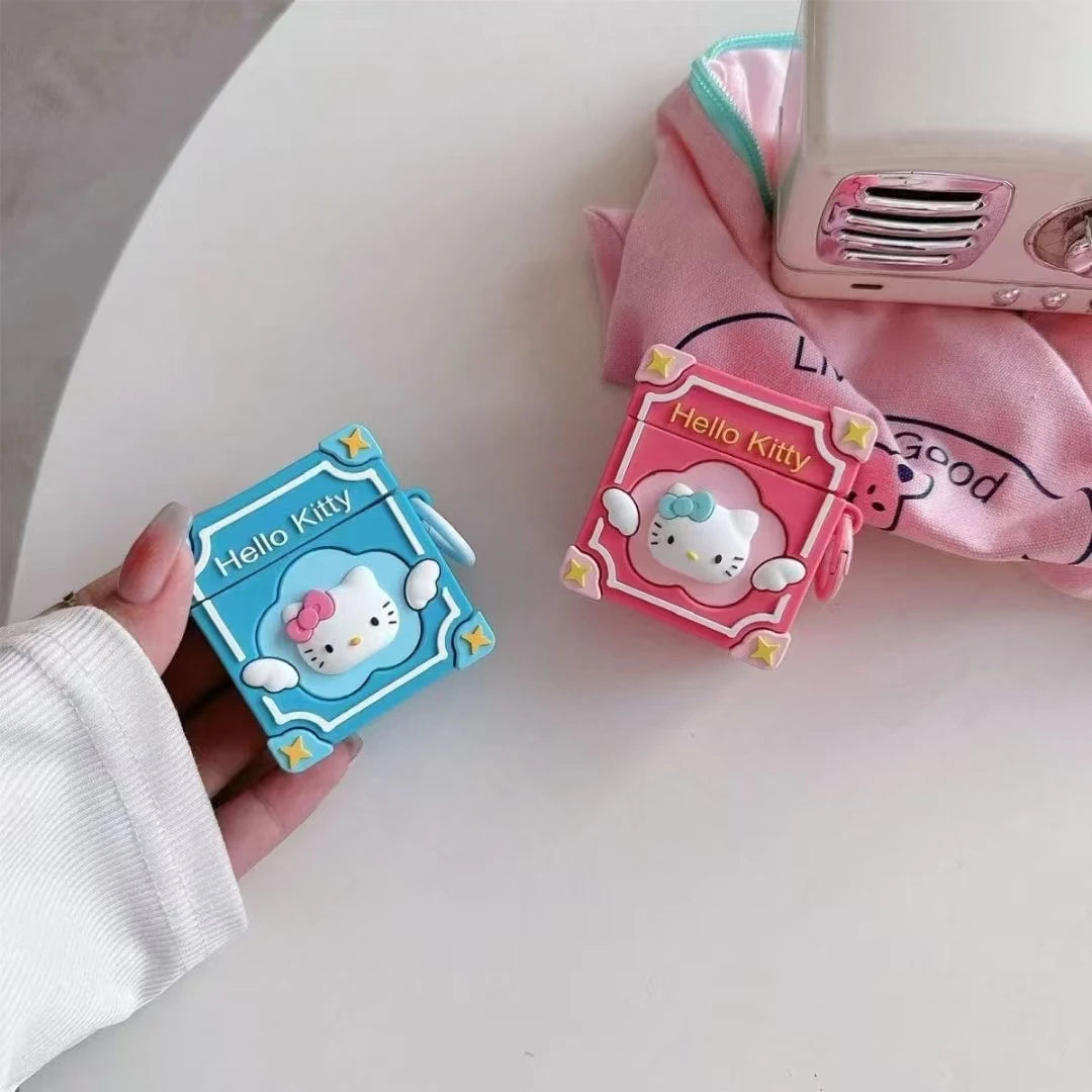 Hello Kitty Box Star Kawaii Airpods Case