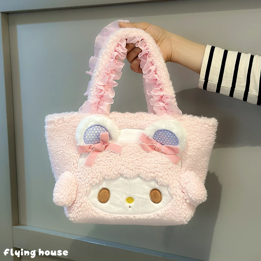 My Melody Pink Plush Handbags