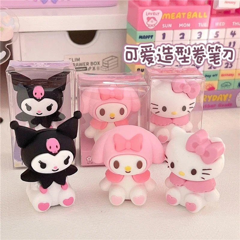 Sanrio Cute 3D My Melody Kuromi Cute Pencil Kawaii Accessory