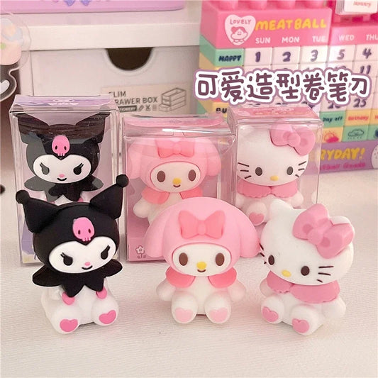 Sanrio Cute 3D My Melody Kuromi Cute Pencil Kawaii Accessory