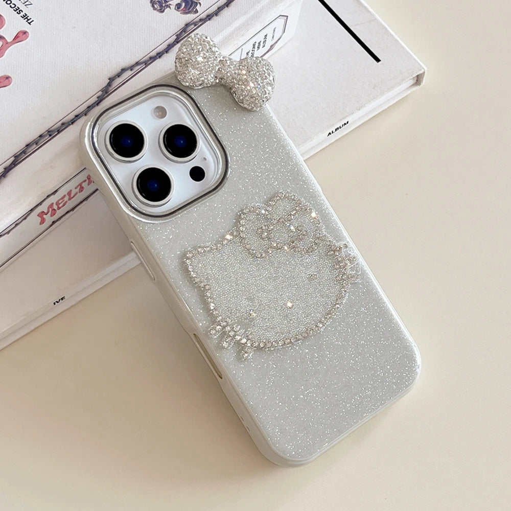 Hello Kitty Luxury Glitter Rhinestone Phone Case