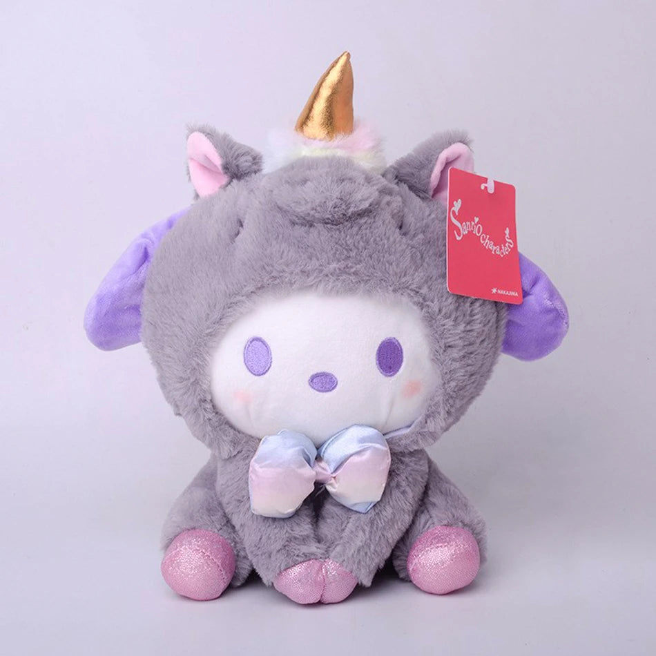 Sanrio Unicorn Plushies Hello Kitty x Kuromi x My Melody x Cinnamoroll