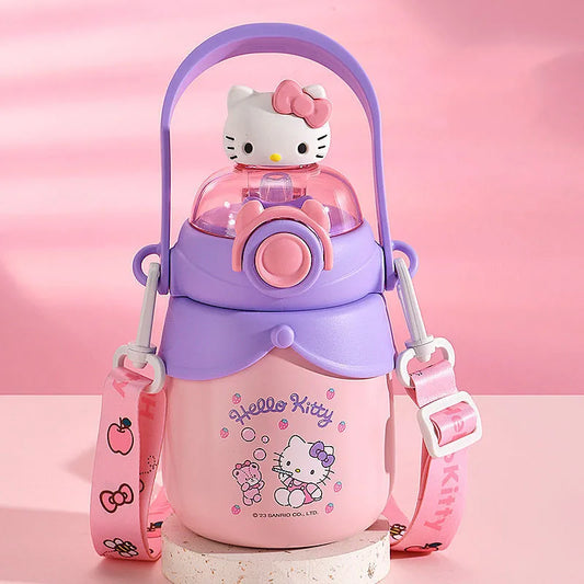 Hello Kitty x Kuromi Kawaii Water Bottle