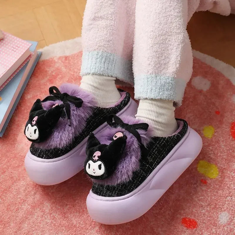 Sanrio Fluffy Plush Slippers