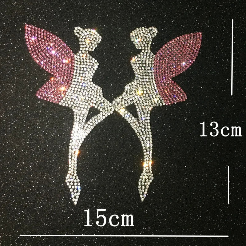 Hello Kitty Self Adhesive Crystal Rhinestone Decorative Stickers Car Decal Accessories