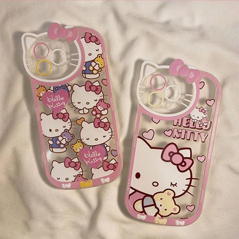 Hello Kitty Cute Transparent Y2k Phone Case
