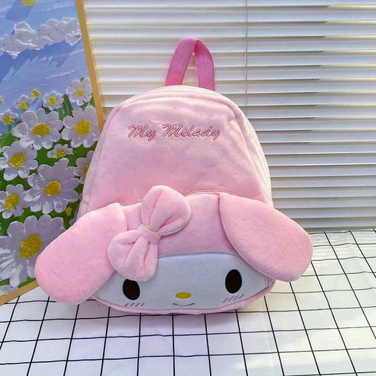 Sanrio Plush Backpack Hello Kitty x Kuromi x My Melody x Cinnamoroll