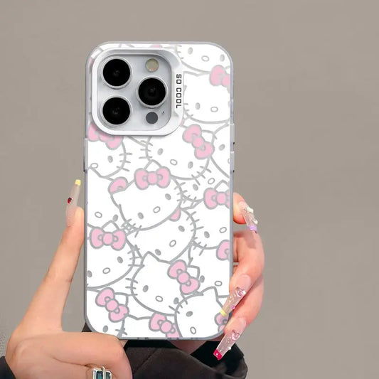 Hello Kitty Face Pink Phone Case